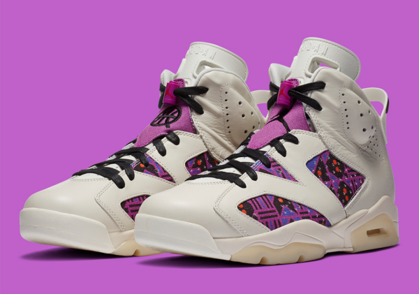 Giày Nike Jordan 6 Retro 'Quai 54 Purple' CZ4152-101 - Ảnh 7