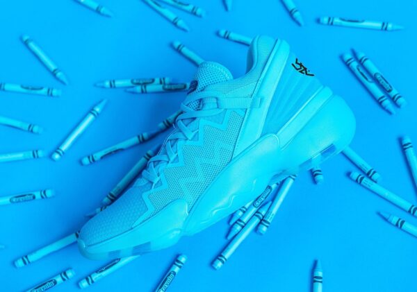 Giày Adidas Crayola x D.O.N. Issue #2 GCA 'Crayon Pack Signal Cyan' FW9047 - Ảnh 9
