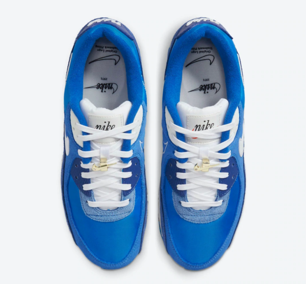Giày Nike Air Max 90 SE 'First Use Pack Signal Blue' DB0636-400 - Ảnh 7