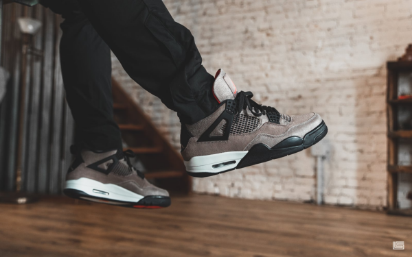 Giày Nike Air Jordan 4 Retro GS 'Taupe Haze' DJ6249-200 - Ảnh 4