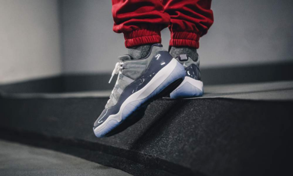Giày Nike Air Jordan 11 Retro Low BG 'Cool Grey' 528896-003 - Ảnh 2