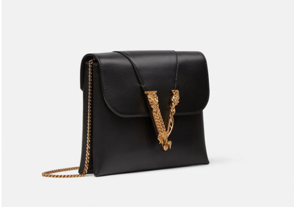 Túi Versace Virtus Clutch Black DBSH322-D5VIT-K41OT - Ảnh 4