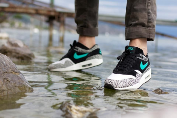Giày Nike x Atmos Air Max 1 'Elephant 2017' 908366-001 - Ảnh 7