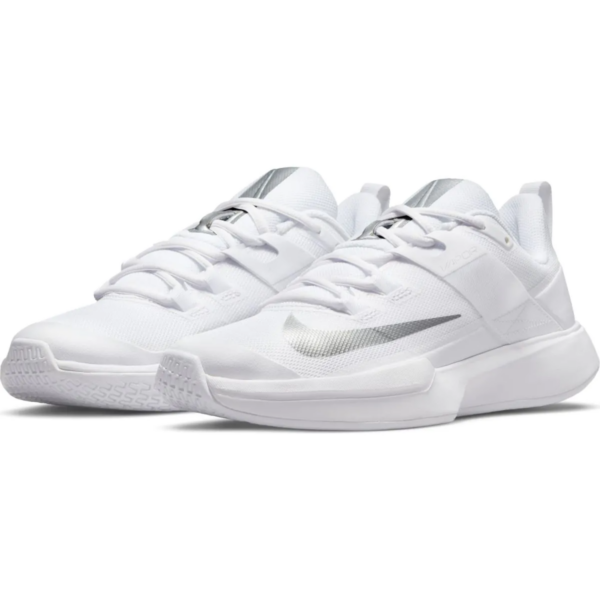 Giày Tennis Nike Wmns Court Vapor Lite 'White Metallic Silver' DC3431-133 - Ảnh 2
