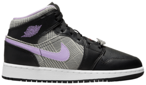 Giày Nike Air Jordan 1 Mid SE GS 'Houndstooth' DC7226-015