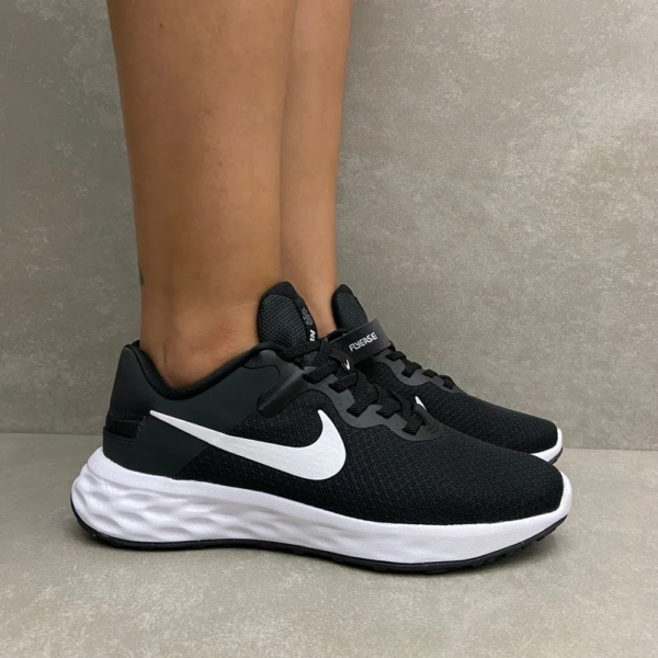 Giày Nike Revolution 6 FlyEase 'Black White' DC8997-003 - Ảnh 2