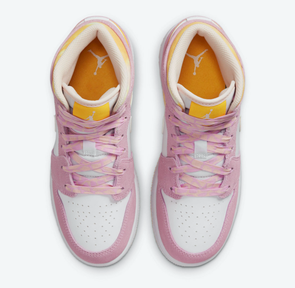 Giày Nike Air Jordan 1 Mid SE GS 'Arctic Pink' DC9517-600 - Ảnh 4