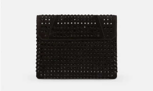 Túi Versce Virtus Studded Clutch Black DBSH322-DCM2S-K41OT - Ảnh 3