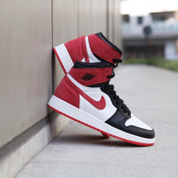 Giày Nike Air Jordan 1 Retro High OG GS 'Track Red' 575441-112 - Ảnh 7