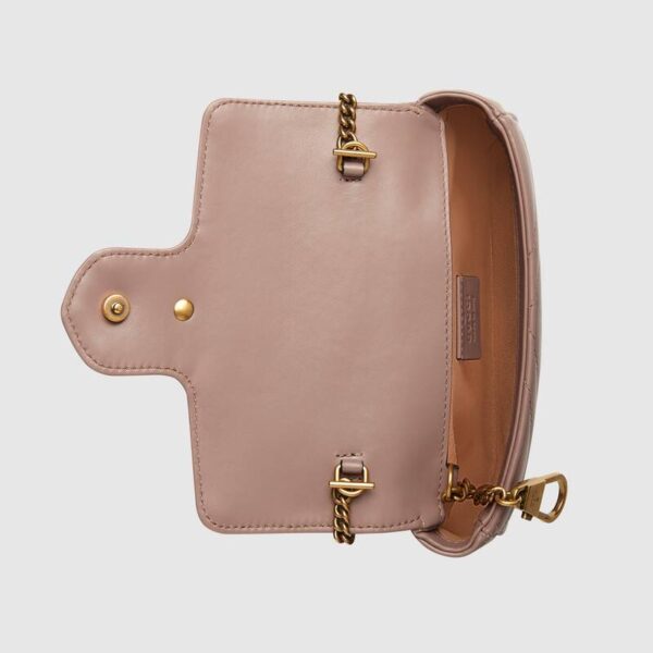 Túi Gucci GG Marmont Matelassé Leather Super Mini Bag 476433 DTDCT 5729 - Ảnh 3