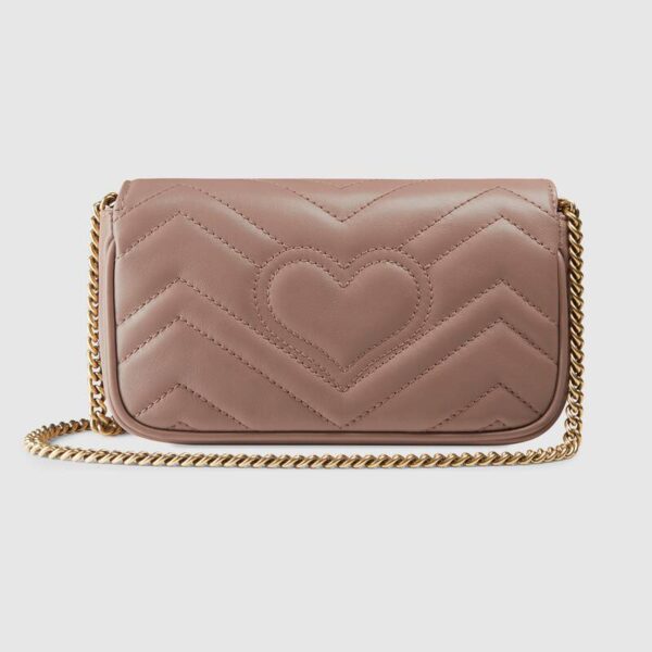 Túi Gucci GG Marmont Matelassé Leather Super Mini Bag 476433 DTDCT 5729 - Ảnh 2
