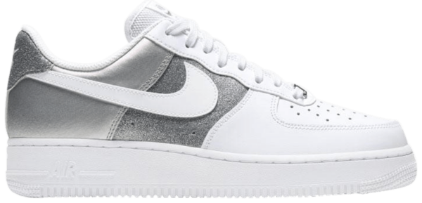 Giày Nike Air Force 1 Low White Metallic Silver DD6629-100