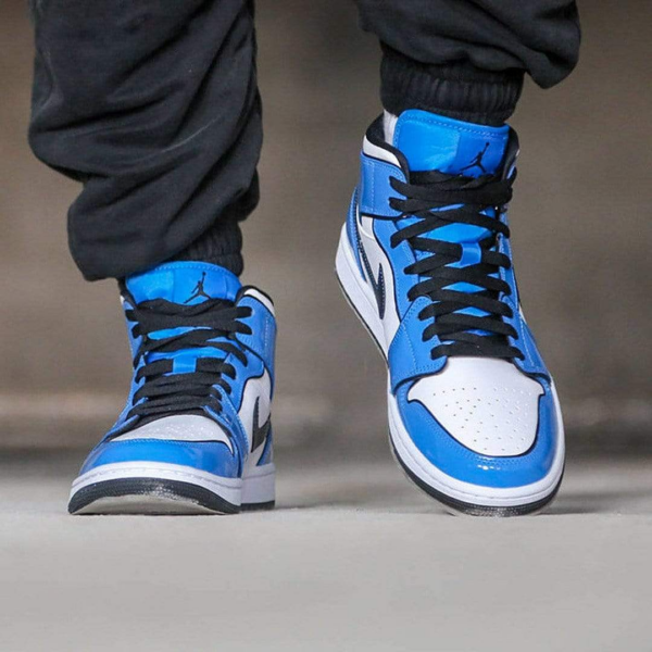 Giày Nike Air Jordan 1 Mid SE 'Signal Blue' DD6834-402 - Ảnh 3