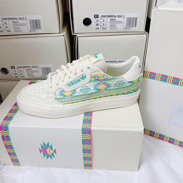 Giày Adidas Arizona x Continental Vulc J 'Iced Tea With Lemon Flavor' EF9074 - Ảnh 6