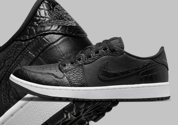 Giay Nike Air Jordan 1 Low Golf 'Black Crocodile' DD9315-003