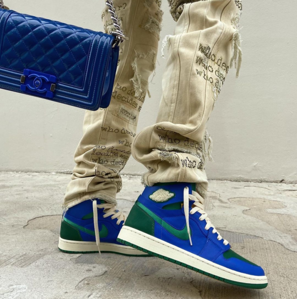Giày Nike Aleali May x Wmns Air Jordan 1 High Zoom Comfort 'Califia' DJ1199-400 - Ảnh 2