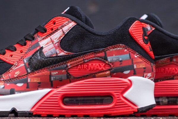 Giày Nike Atmos x Air Max 90 Print 'We Love Nike'  AQ0926-001 - Ảnh 8