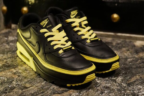 Giày Nike Undefeated x Air Max 90 'Black Optic Yellow' CJ7197-001 - Ảnh 5