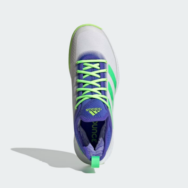 Giày Tennis Adidas Defiant Generation 'Neon White Blue' H69202 - Ảnh 5