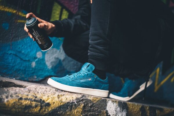 Giày Reebok Montana Cans x Club C 85 'Blue' CM9295 - Ảnh 4
