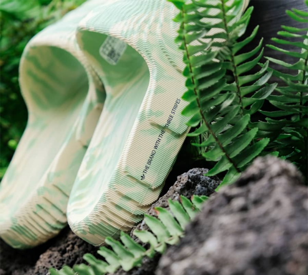Dép Adidas Adilette 22 Slides 'Magic Lime Desert Sand' GY1597 - Ảnh 5
