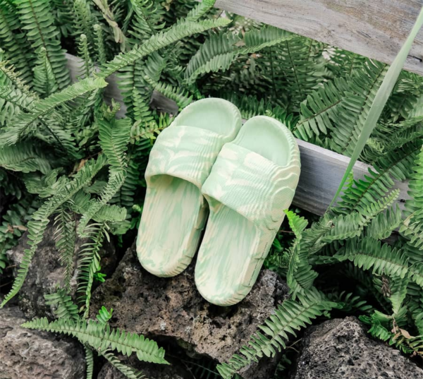 Dép Adidas Adilette 22 Slides 'Magic Lime Desert Sand' GY1597 - Ảnh 4