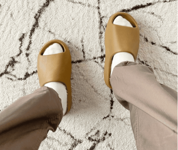 Dép Adidas Yeezy Slide Ochre GW1931 - Ảnh 5