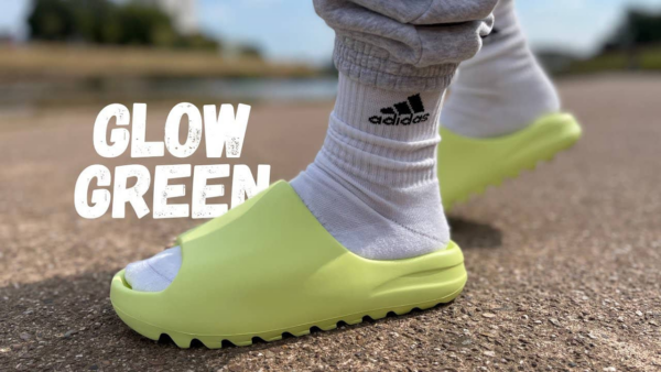 Dép Adidas Yeezy Slide ‘Glow Green’ GX6138 - Ảnh 7