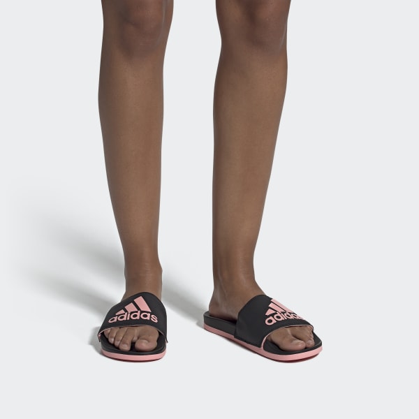 Dép Adidas Adilette Comfort Slides  Black Pink EG1866 - Ảnh 6
