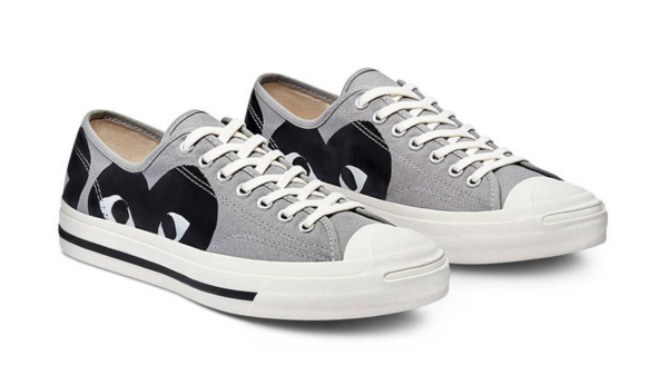 Giày Converse Comme des Garçons PLAY x Jack Purcell Drizzle Black 171259C - Ảnh 2