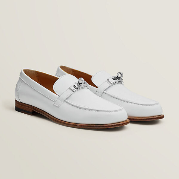 Giày Hermes Destin Loafer 'Blanc' H212114Z90360 - Ảnh 2