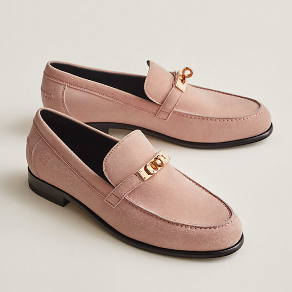 Giày Hermes Destin Loafer 'Rose Opaline' H212116ZR0360 - Ảnh 2