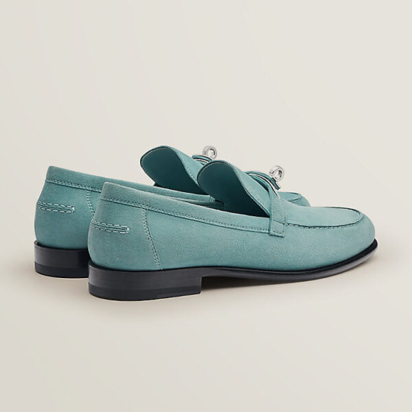 Giày Hermes Destin Loafer 'Vert Deau' H221087Z6A360 - Ảnh 3