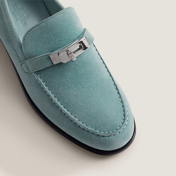 Giày Hermes Destin Loafer 'Vert Deau' H221087Z6A360 - Ảnh 4