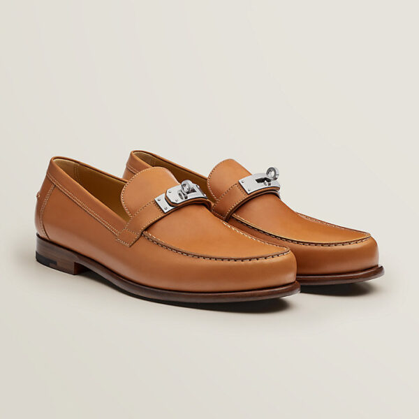 Giày Hermes Destin Loafer 'Natural H' H221970ZANH430 - Ảnh 2