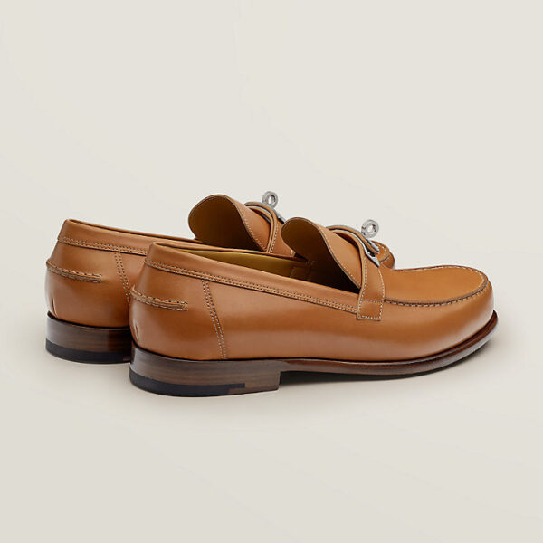 Giày Hermes Destin Loafer 'Natural H' H221970ZANH430 - Ảnh 3