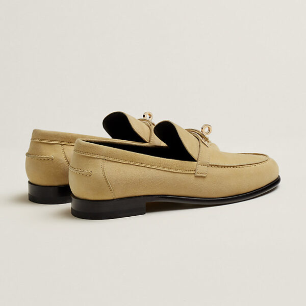 Giày Hermes Destin Loafer 'Beige Crin' H222080ZB5360 - Ảnh 4