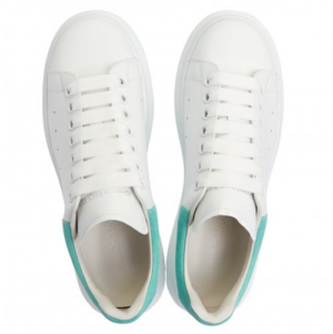 Alternative view of Giày Alexander McQueen Oversized Sneaker 'White Teal' 553680-WHGP7-9344