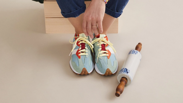 Giày New Balance Todd Snyder x 327 'Farmers Market Pack Pineapple' MS327TSB - Ảnh 5