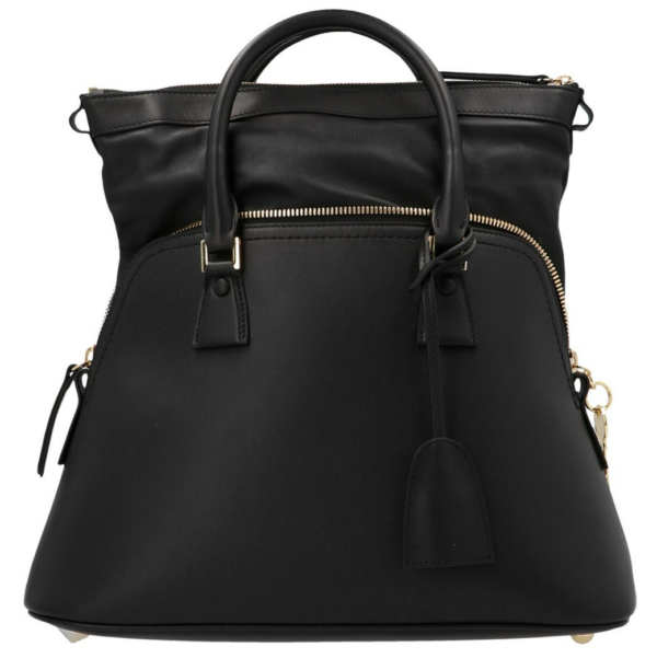 Túi Maison Margiela Women's Black Leather HandBag S56WG0093P4303T8013 - Ảnh 3