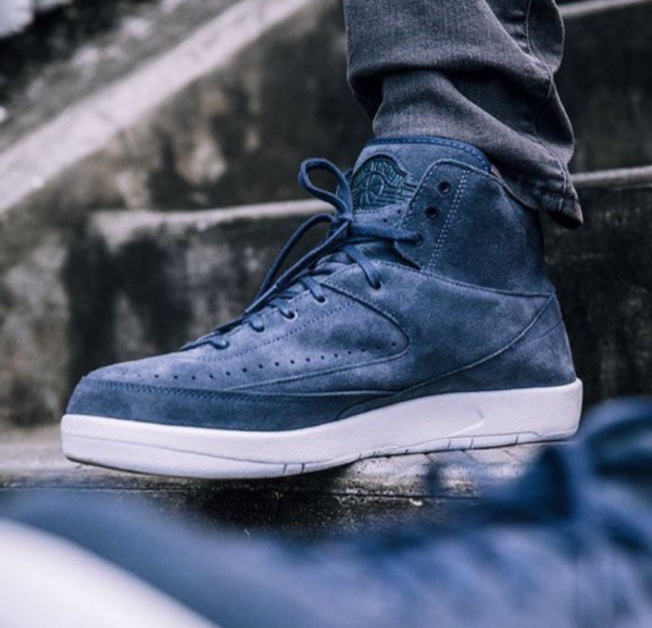 Giày Nike Air Jordan 2 Retro Deconstructed 'Thunder Blue' 897521-402 - Ảnh 2