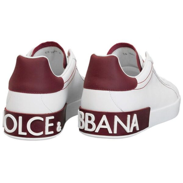 Giày Dolce & Gabbana Calfskin Nappa Portofino White CS1760-AH526-89926 - Ảnh 4