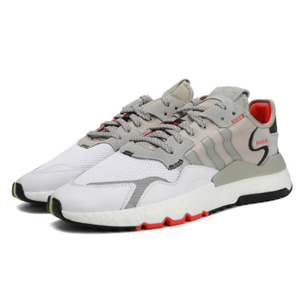 Giày Adidas Nite Jogger Metal Grey White EF5409 - Ảnh 4