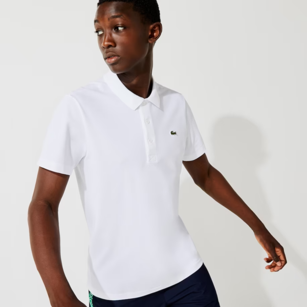 Áo Lacoste Sport Cotton Blend Polo Shirt 'White' DH2881-11-800 - Ảnh 5