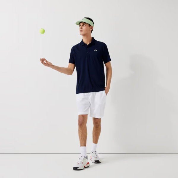 Áo Lacost Sport Breathable Interlock Polo 'Navy Blue' DH3201-11-166 - Ảnh 3