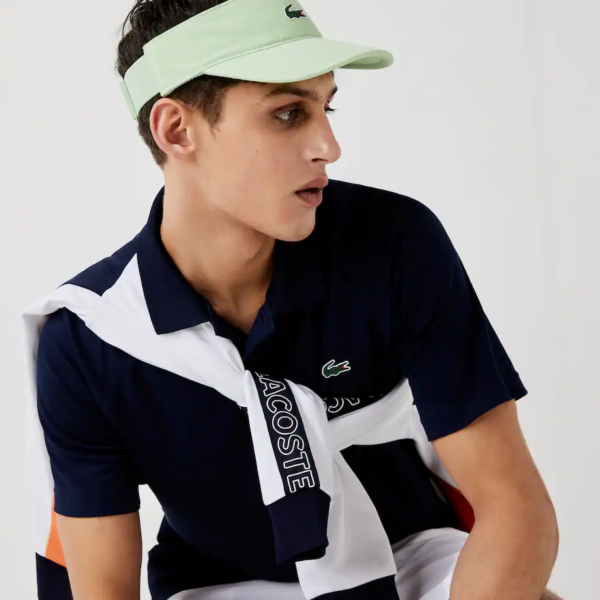 Áo Lacost Sport Breathable Interlock Polo 'Navy Blue' DH3201-11-166 - Ảnh 5