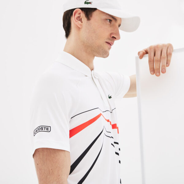 Áo Lacoste Polo Novak DjoDjokovic Stretch DH3382-51-9UZ - Ảnh 2