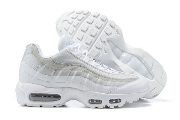 Giày Nike Air Max 95  Wmns White Metallic Silver DH3857-100 - Ảnh 4