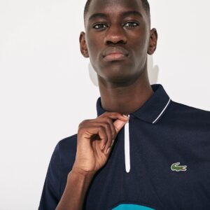 Alternative view of Áo Lacoste Polo SPORT Ultra-Dry Pique ZIP NavyB 2020 DH4747-51-RWP