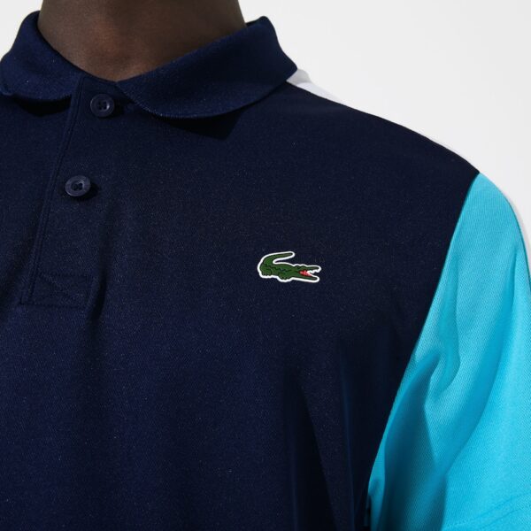 Áo Lacoste Polo SPORT Breathable Pique Turquoise DH4864-51-2YE - Ảnh 3